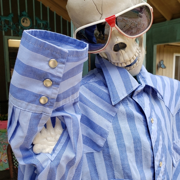 Vintage 80s Rodeo Cowboy Rockabilly Western shirt